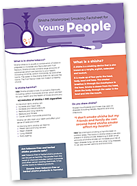 Shisha Fact Sheets - Young People Factsheet